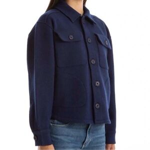 AMO Denim Halle Shirt Tailored Utility Jacket